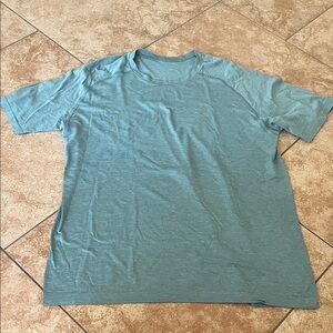 Lululemon Men's Teal Athletic T-Shirt